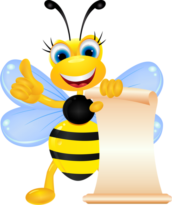 Bee Honey Insects Yellow PNG