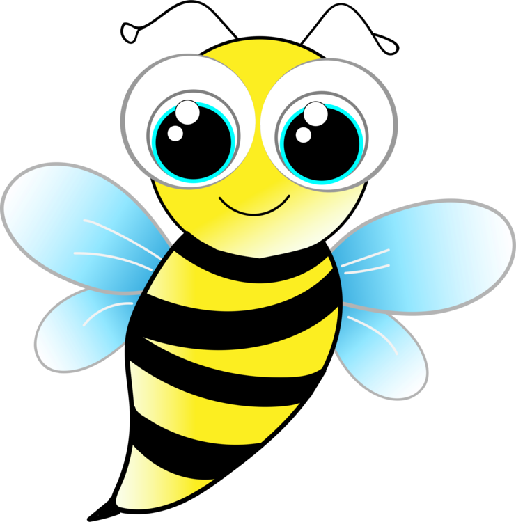 Insects Vector Bee Yellow Honey PNG