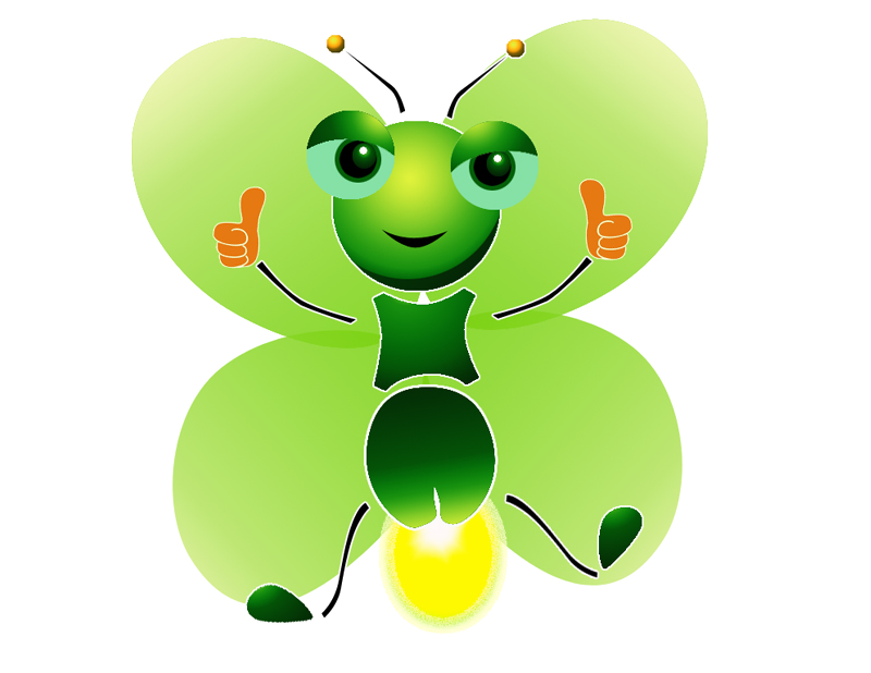 Leaf Beekeeper Cartoon Butterfly Light PNG