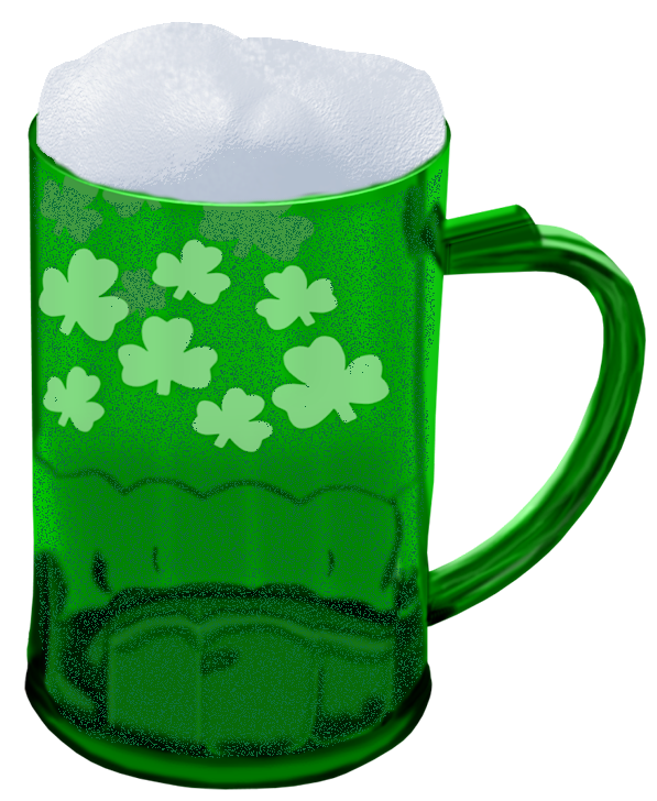 Saint Tableware Green Clover Cup PNG