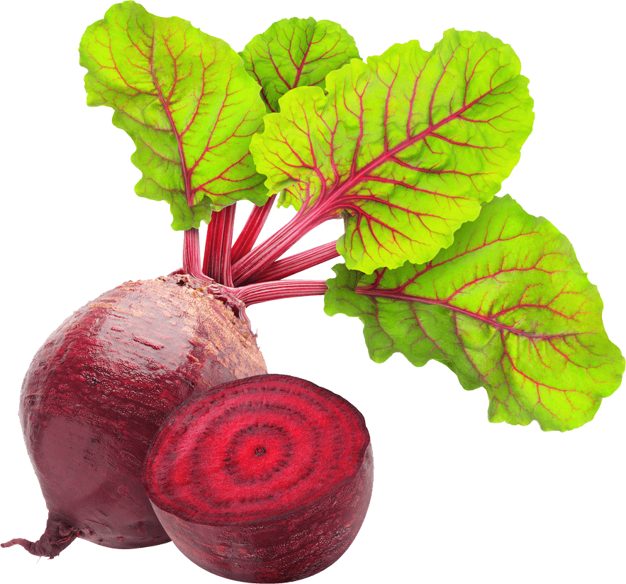 Beetroot Broccoli Escarole Leaves Sliced PNG