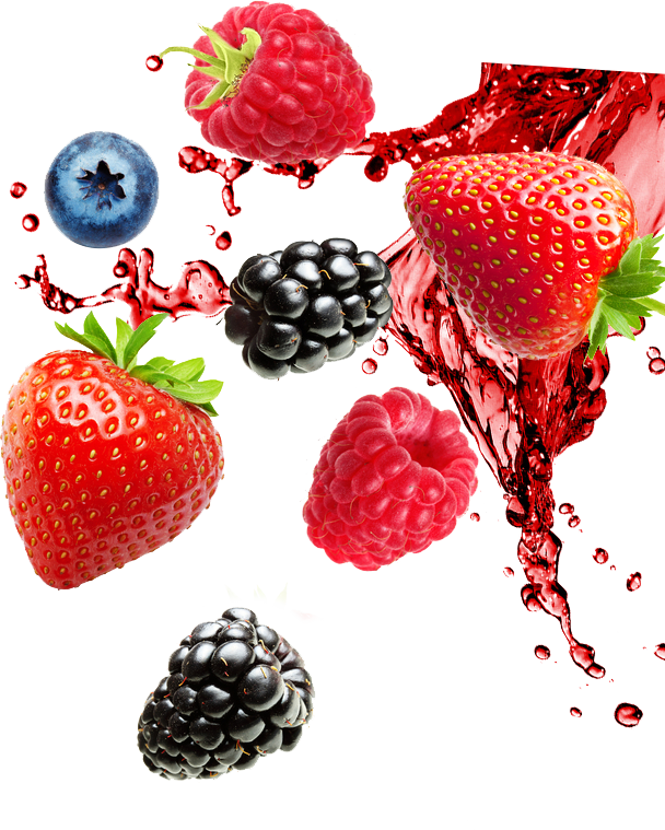 Strawberry Mix Bays Mango Fruits PNG