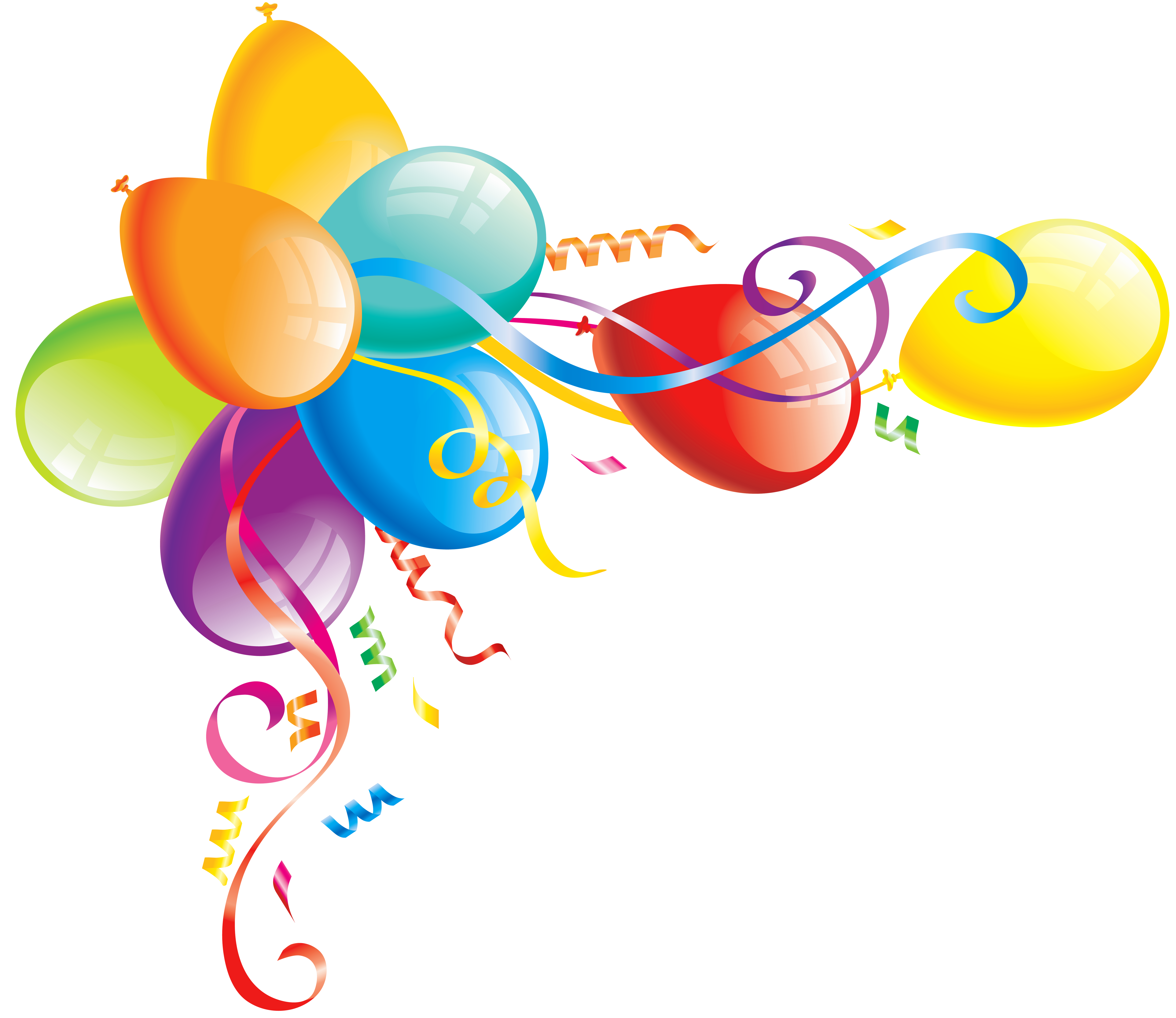 Balloon Birthday Large Wed Balloons PNG