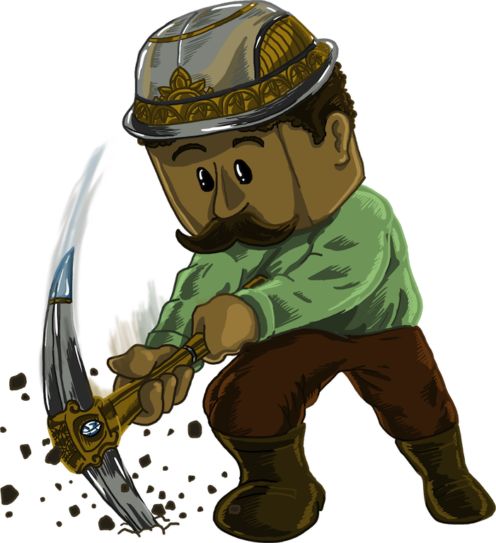 Rover Mercenary Mining Cryptocurrency App PNG