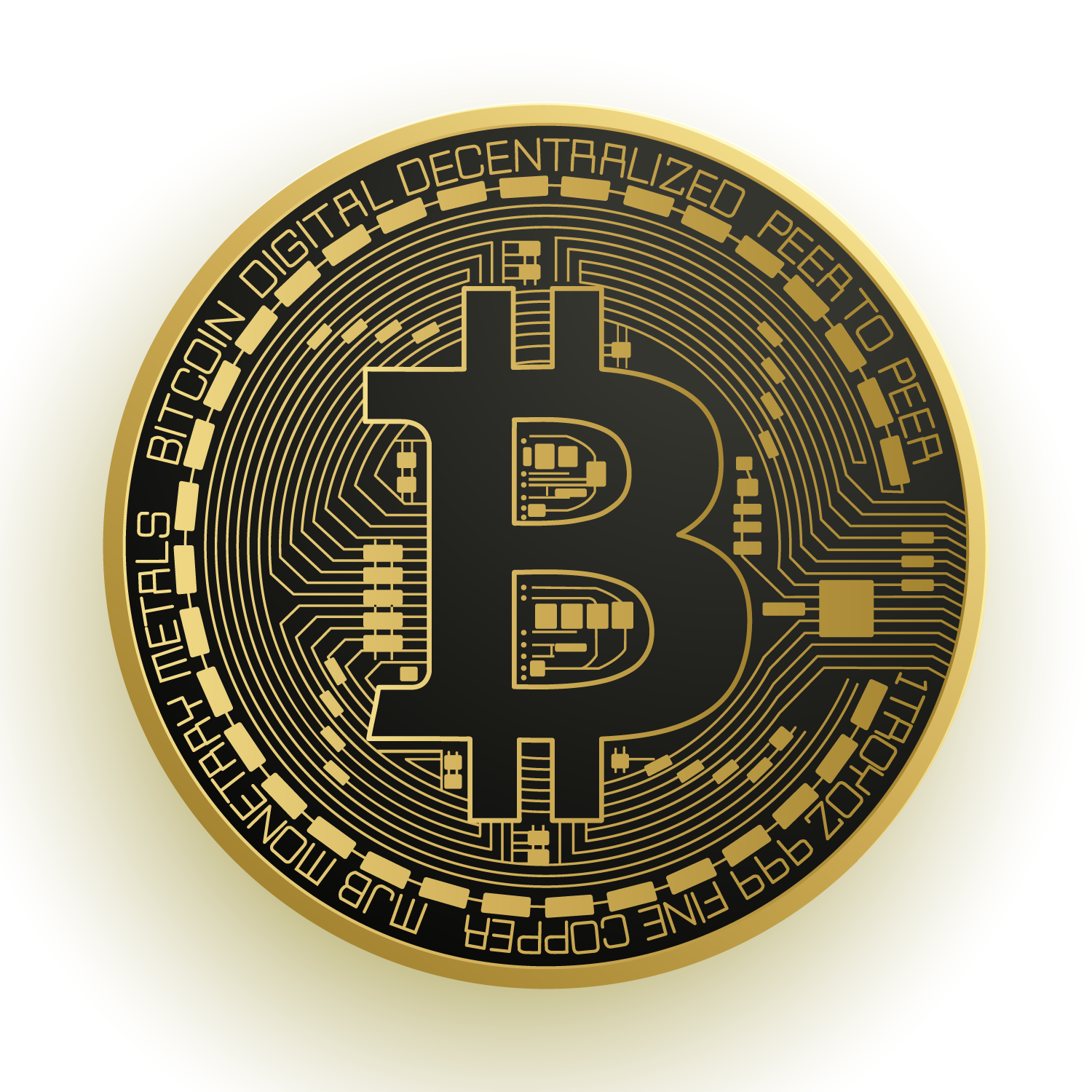 Brand Bitcoin Circle Badge Icon PNG