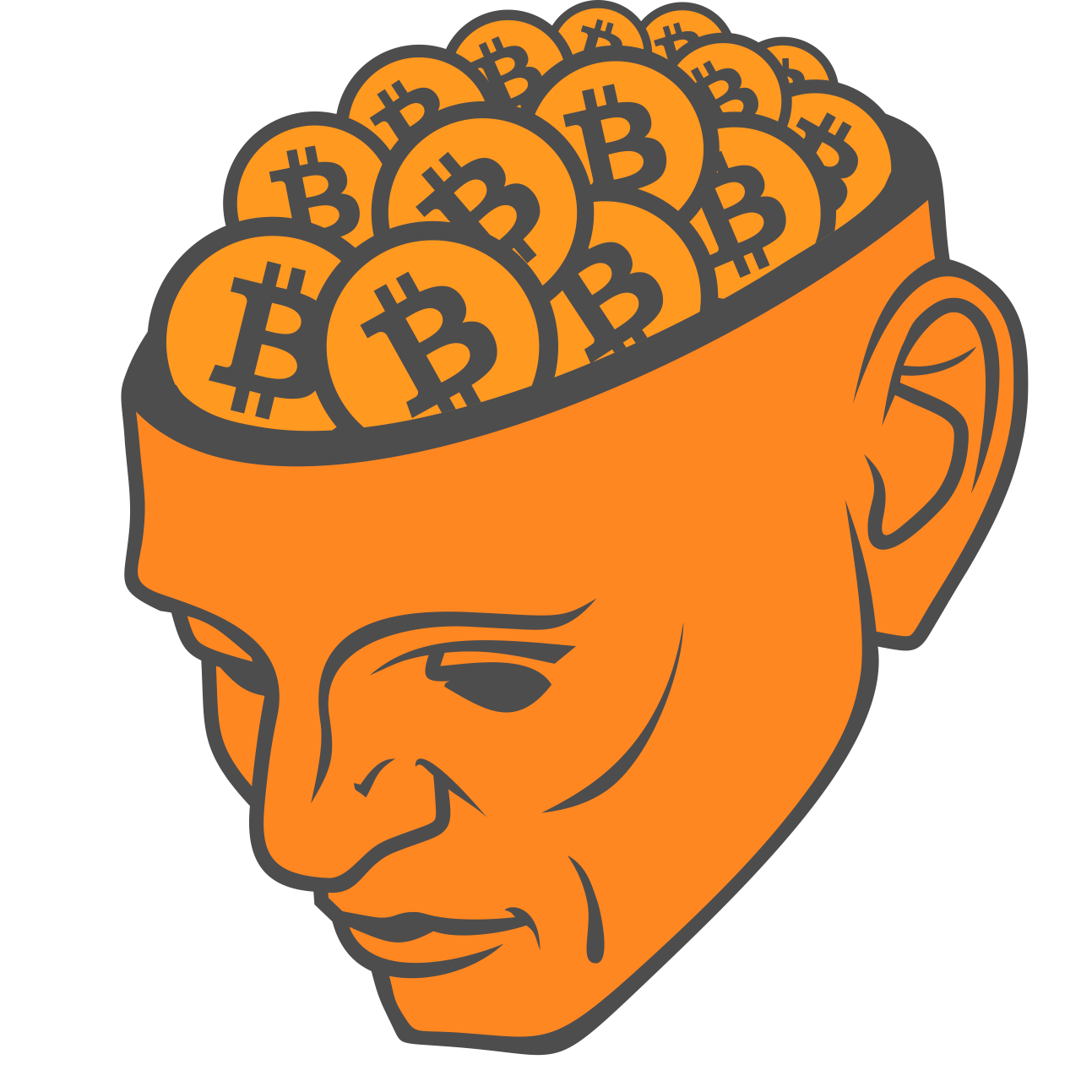 Orange Ethereum Cryptocurrency Litecoin Headgear PNG