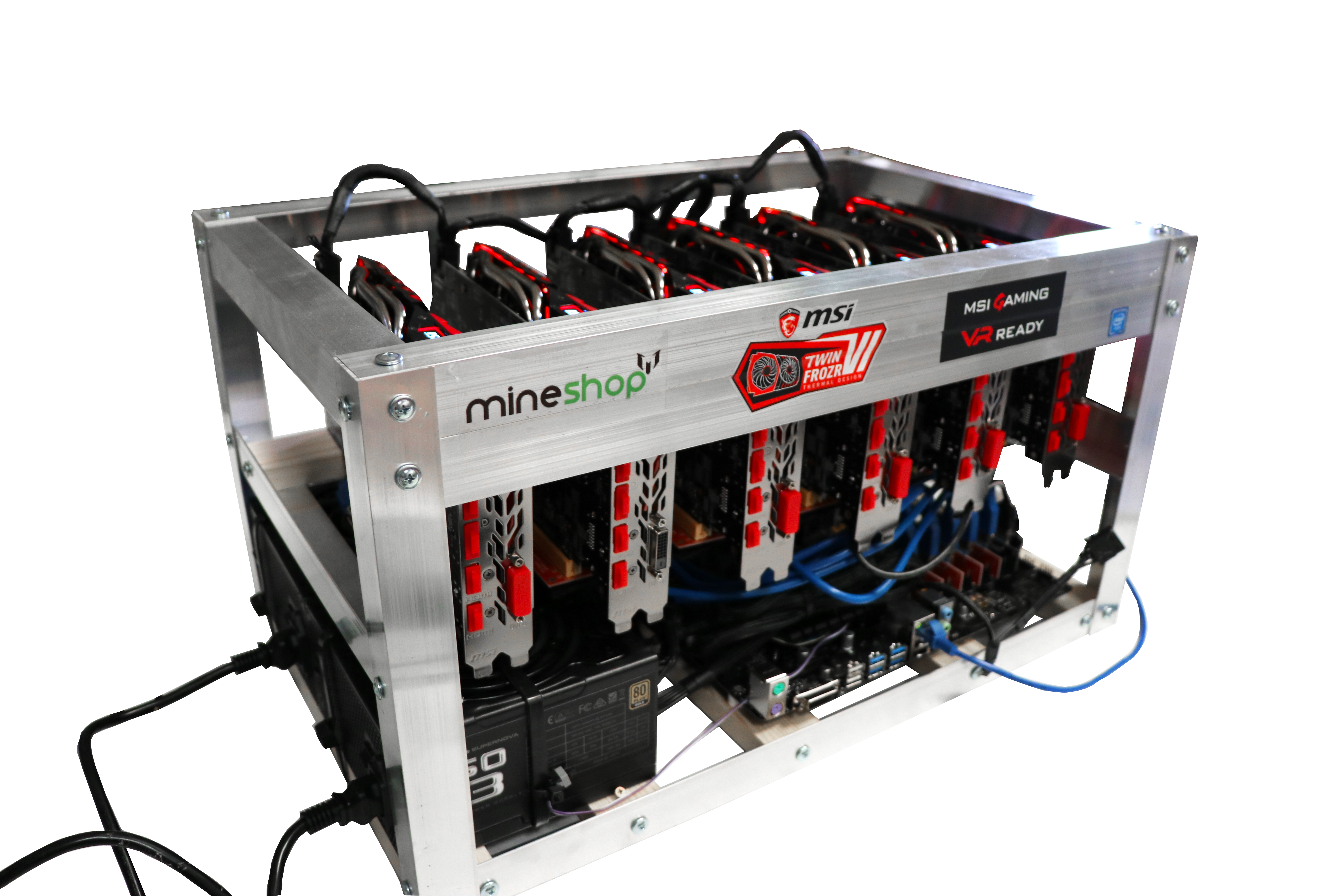 Bitcoin Fork Mining Technology Rig PNG
