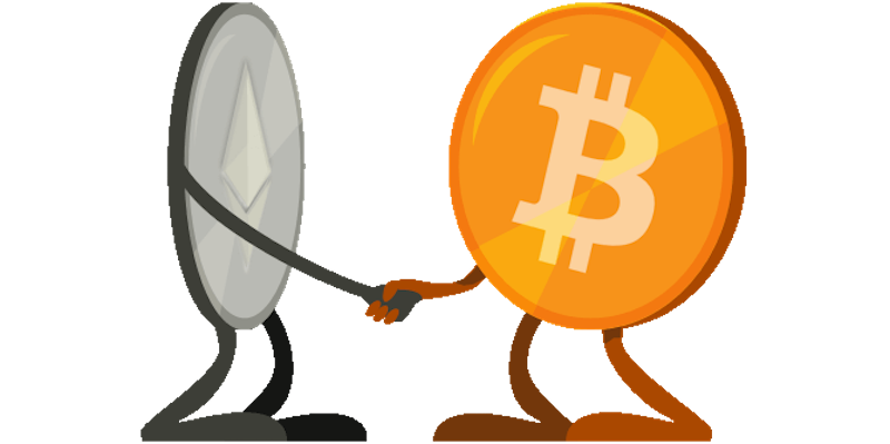 Orange Currency Bitcoin Digital Blockchain PNG