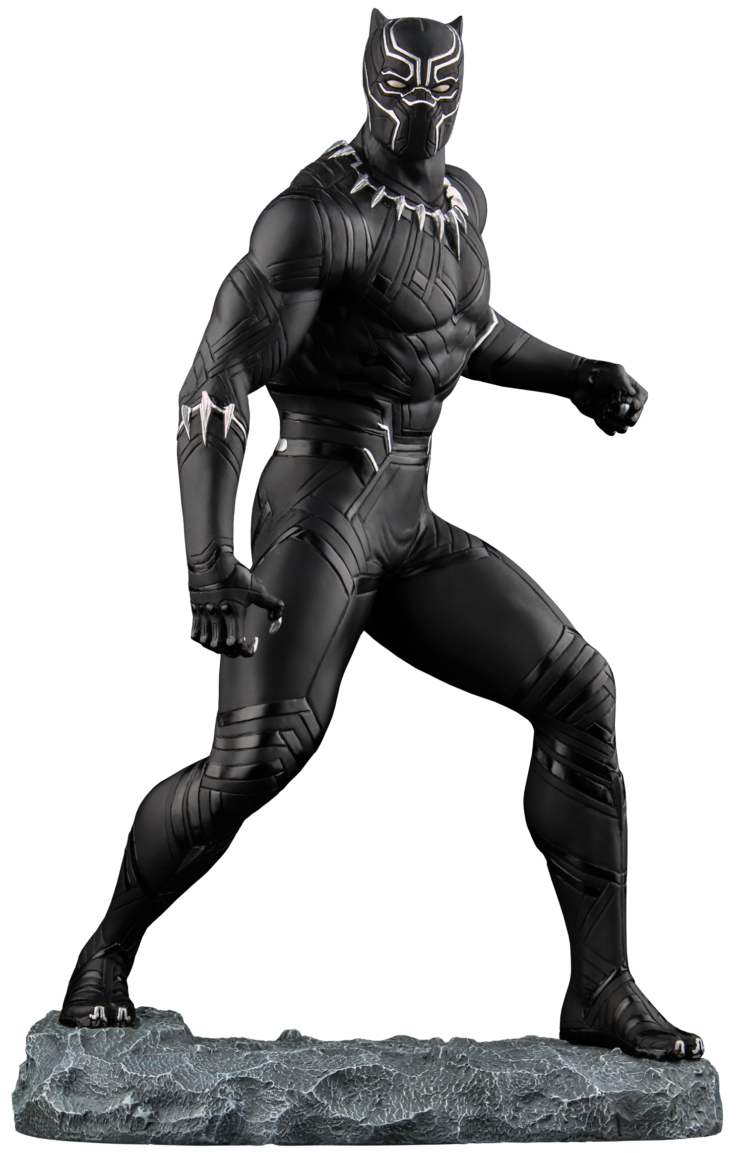 Action Satin Fictional Panther Figure PNG