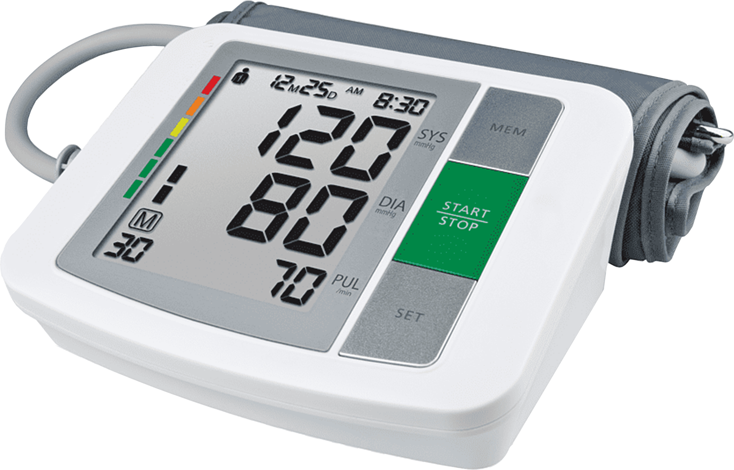 Influence Digital Pressure Monitor Blood PNG
