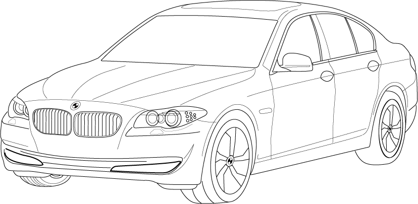 Technology Series Vector Drawing Bmw PNG