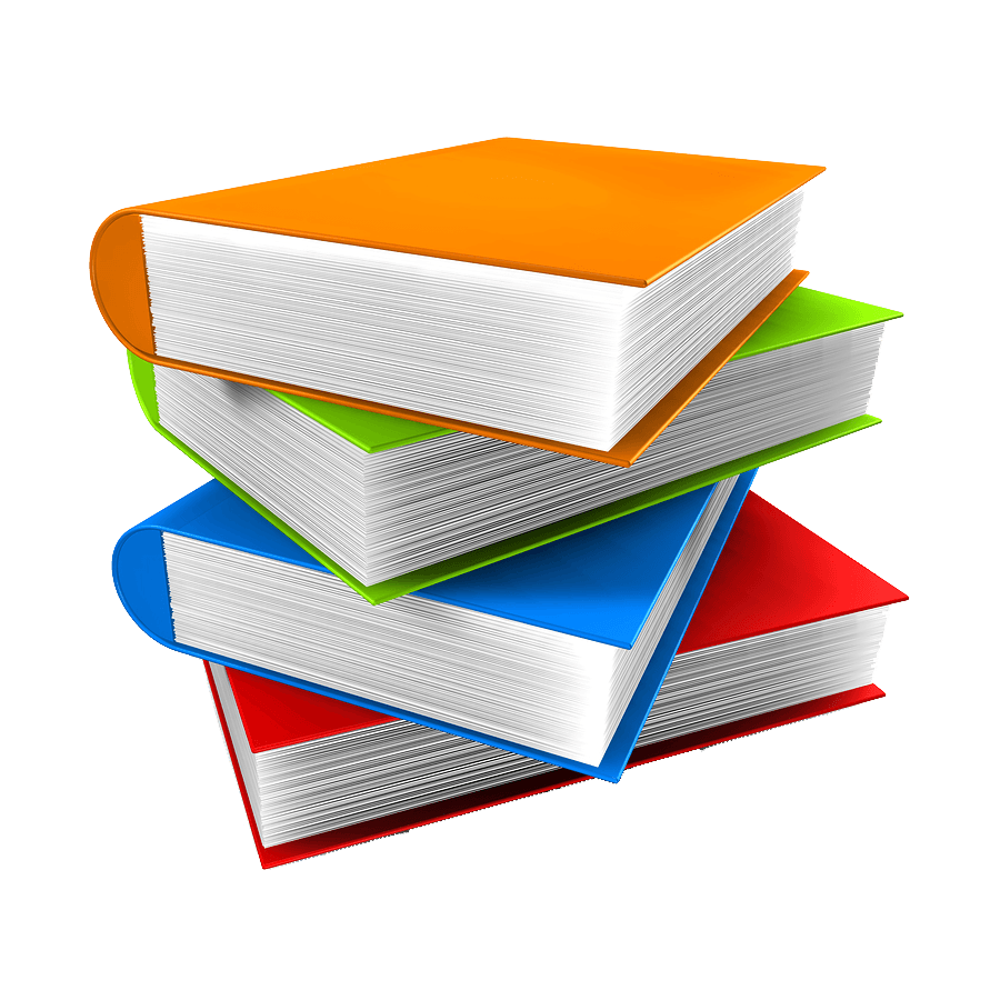 Manuscript Books Shape Background With PNG