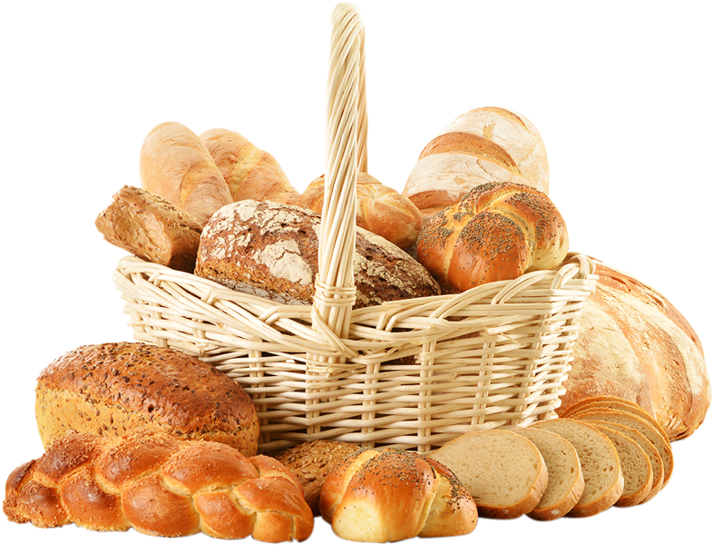 Basket Flatbread Pelf Food Bread PNG