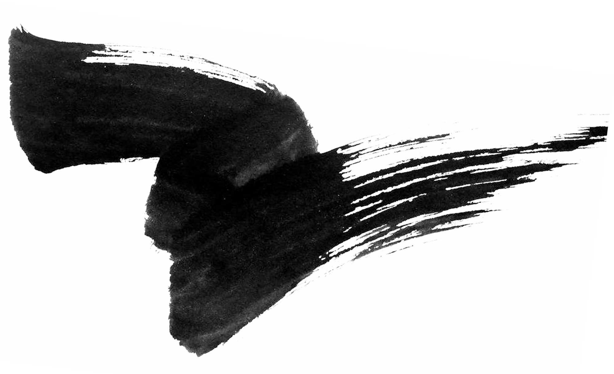 Monochrome Paintbrush Ink Broom Photography PNG