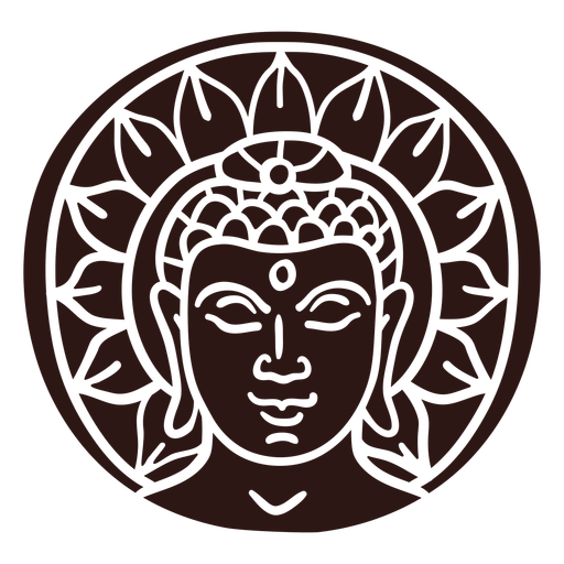Religion Yogi Buddha Vector Face PNG