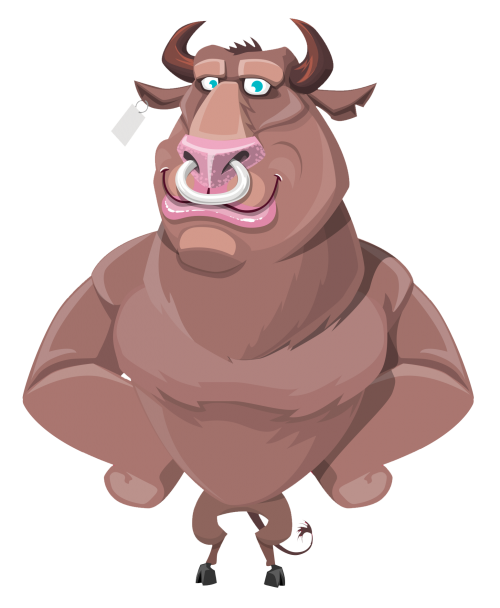 Rising Bull Face Animals Bullshit PNG