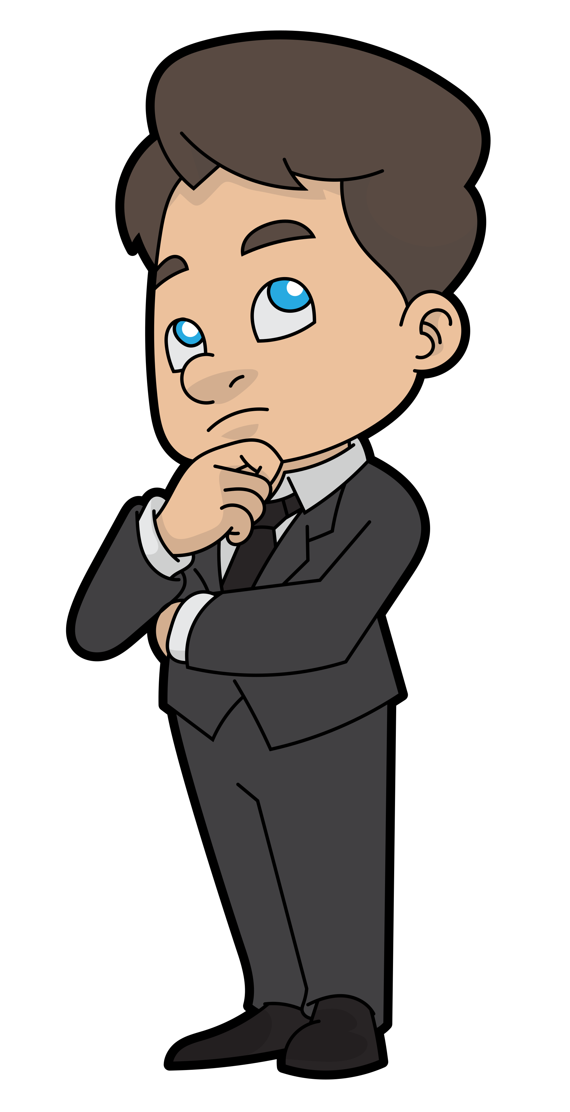 Animated Tycoon Businessman Owner Jeweler PNG