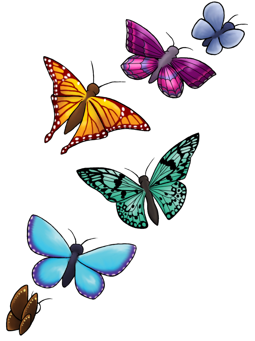 Architectural Butterfly Designs Tattoo Project PNG