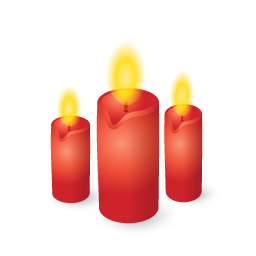 Fireplace Sparklers Table Candles Candlewick PNG
