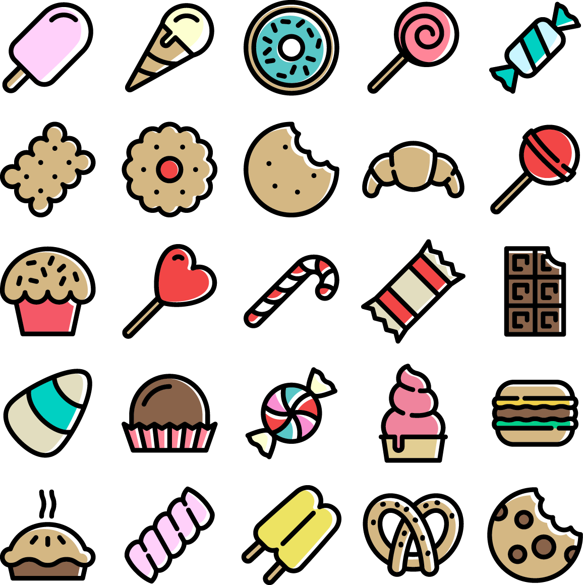 Sweetness Vector Cookie Sweets Candy PNG