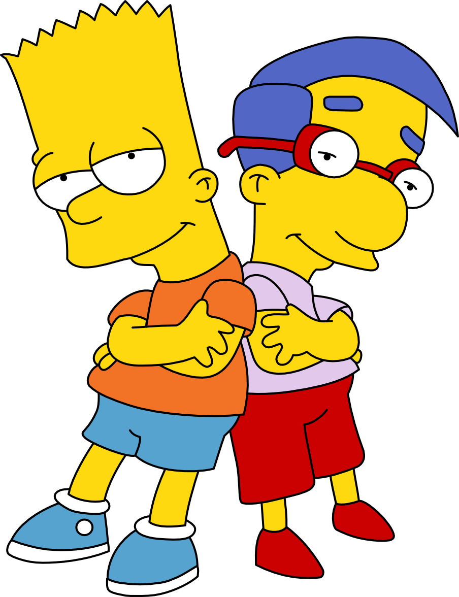 Van Movie Milhouse Figurine Bart PNG