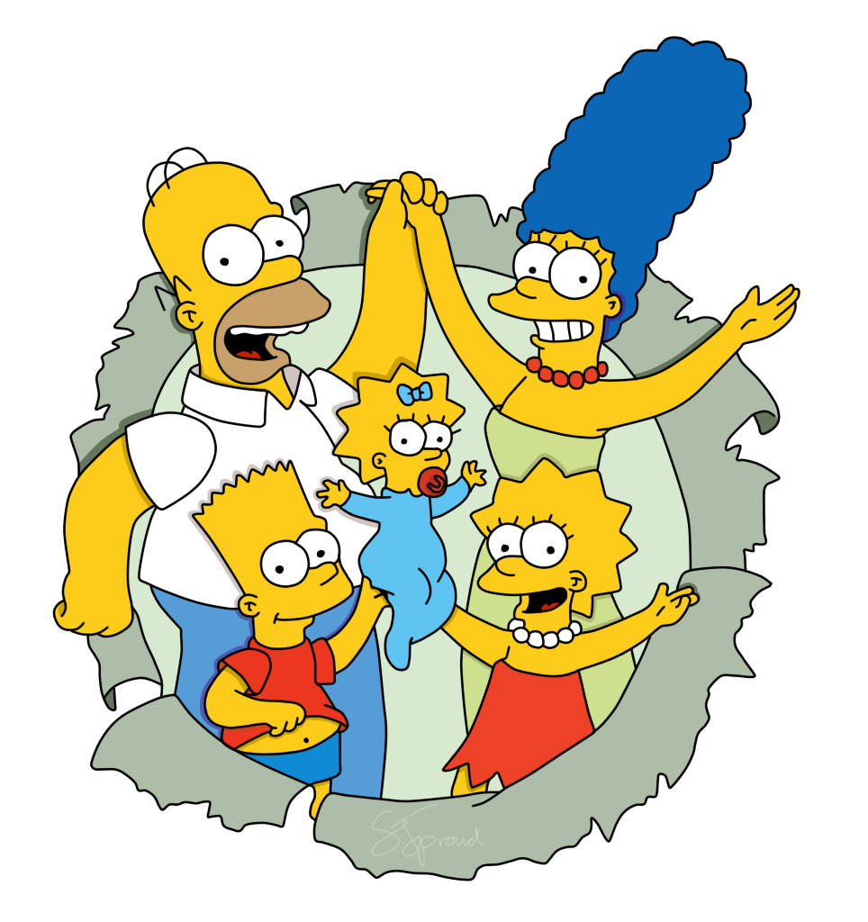 Drawing Line Simpson Bart Illustration PNG