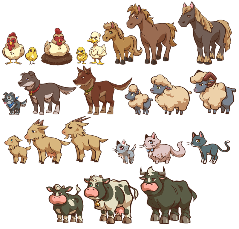 Wildlife Storyboard Animals Livestock Farm PNG