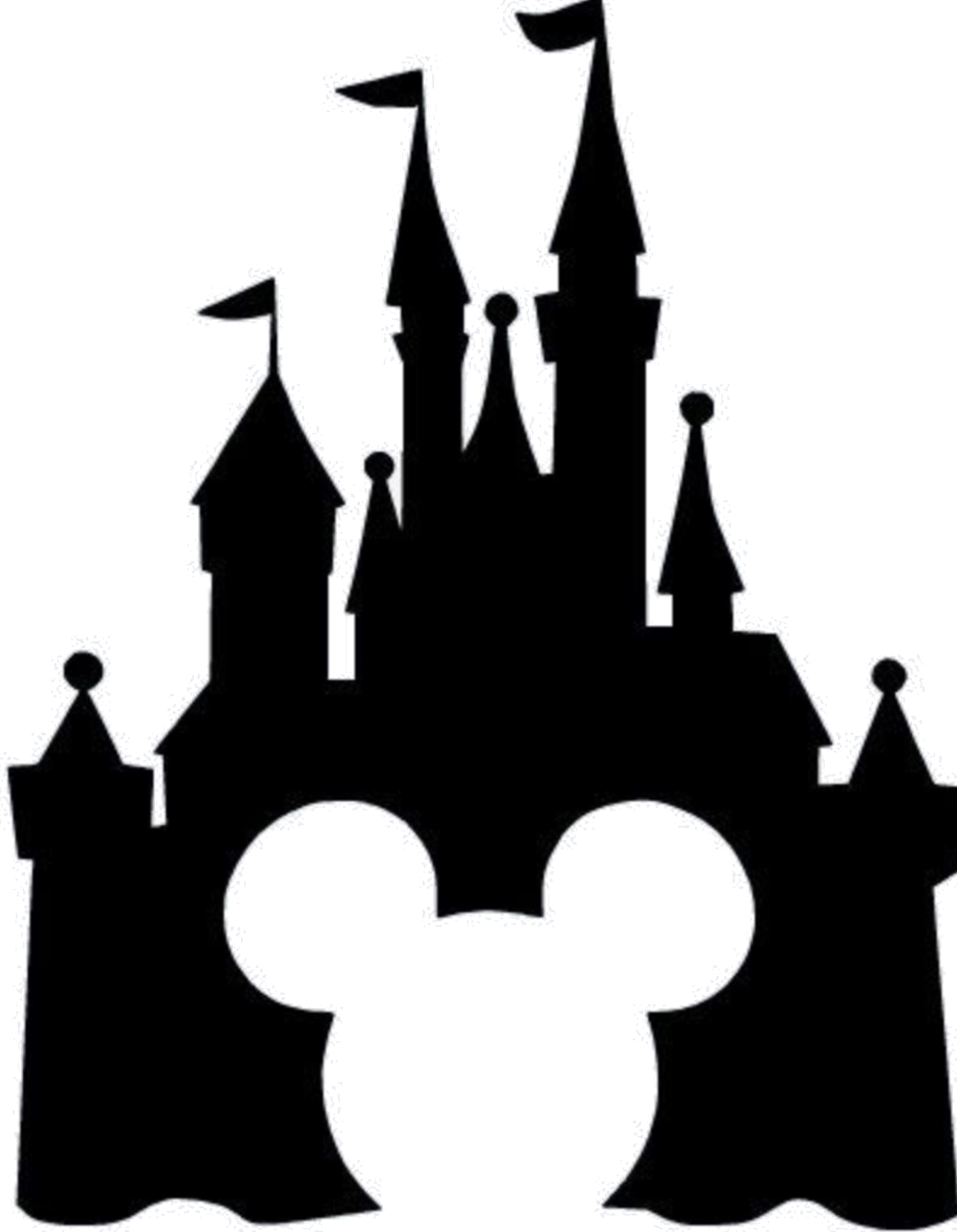 Fantasy Silhouette Castle Quality Pack PNG