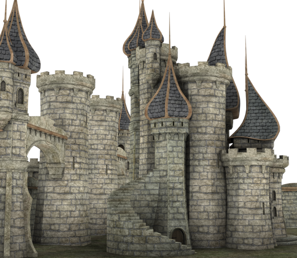 Rook Chateau Castle Compound Fantasy PNG