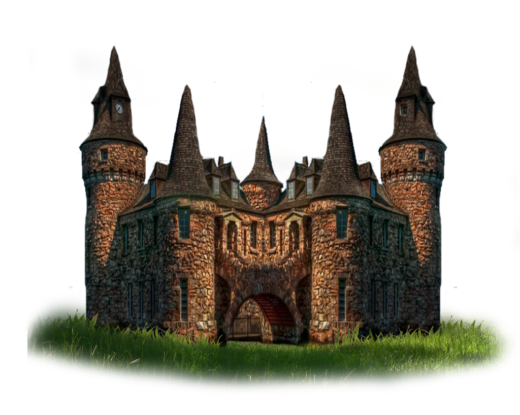 Burg Tower Fantasy Palace Mirror PNG