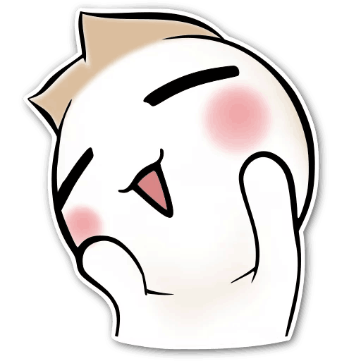 White Line Sticker Cat Emoticon PNG