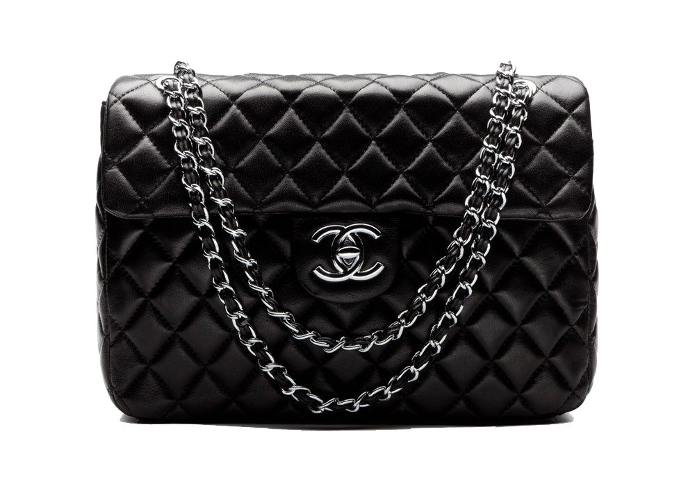 Chain Handbag Perfume Bag Black PNG