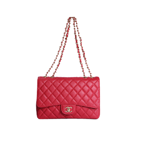 Maroon Designer Chanel Red Leather PNG