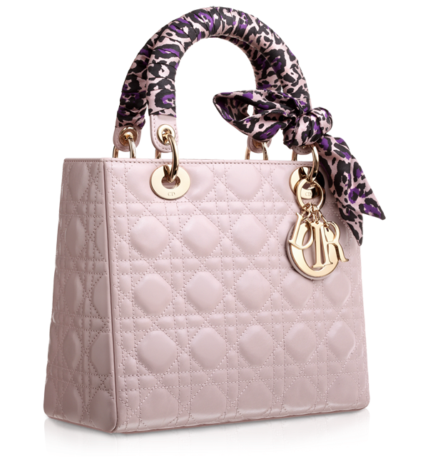 Lady Bag Handbag Lilac Dior PNG