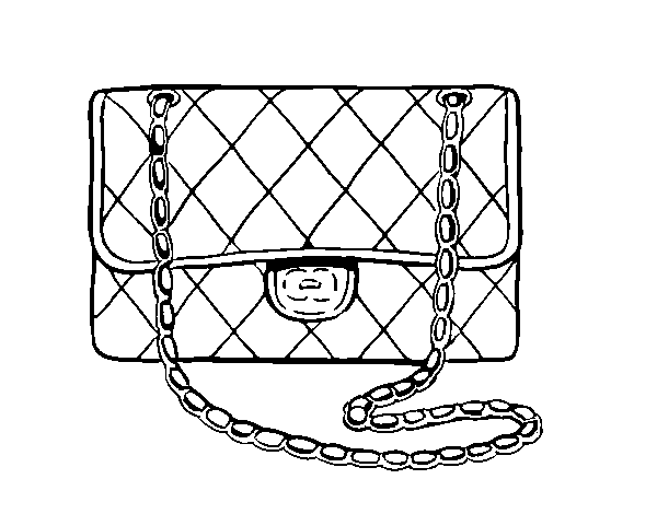 Chanel Coloring Handbag Symmetry No. PNG