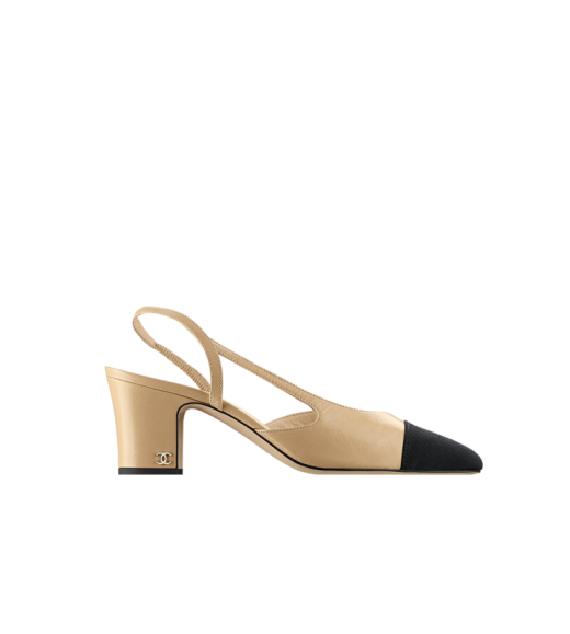 Chanel Shoe Sandal Beige Court PNG