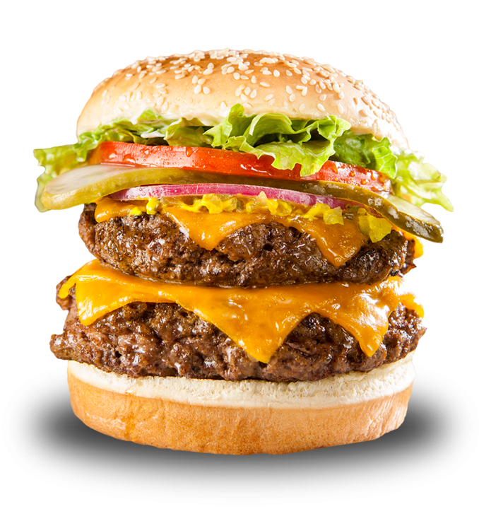 Slider Burger Whopper Provolone Cheese PNG