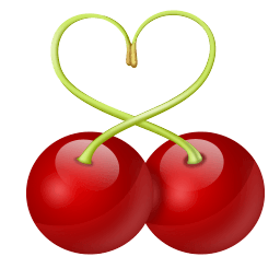 Cherry Yummy Virgin Blue Colored PNG