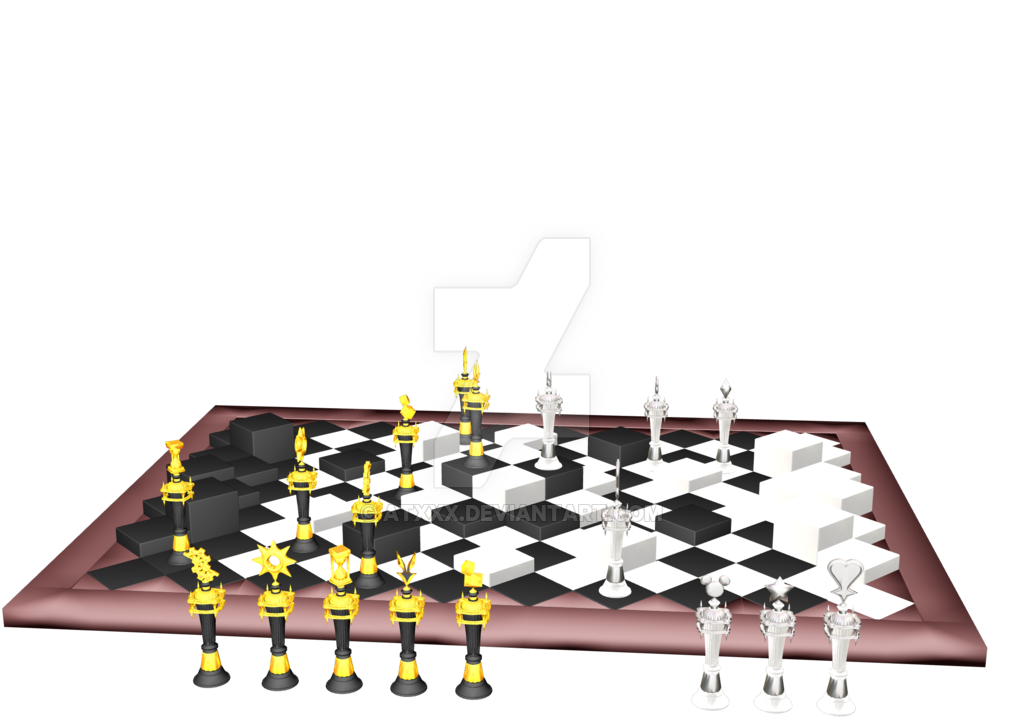 Recreation Chessboard Chess Hearts Buff PNG
