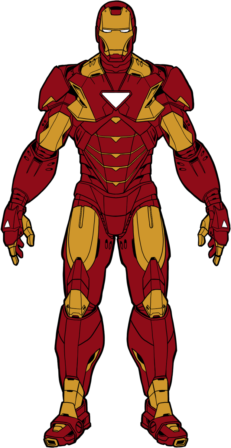 Chibi Man Iron Robot Cartoon PNG