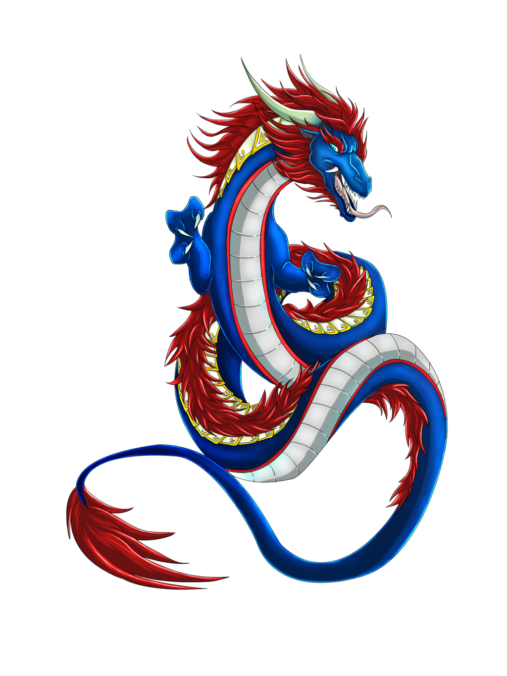 Chinese Silk Universe Monsters Dragon PNG