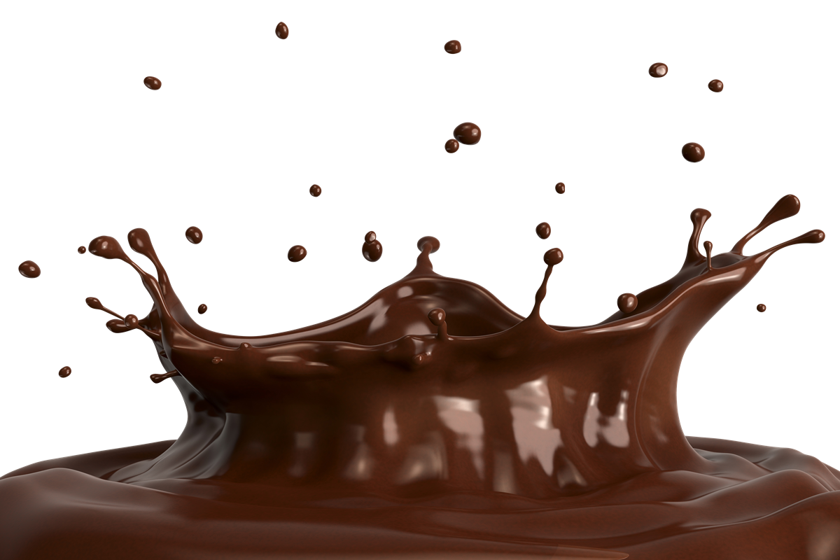 Pastry Custard Chocolate Nougat Splash PNG