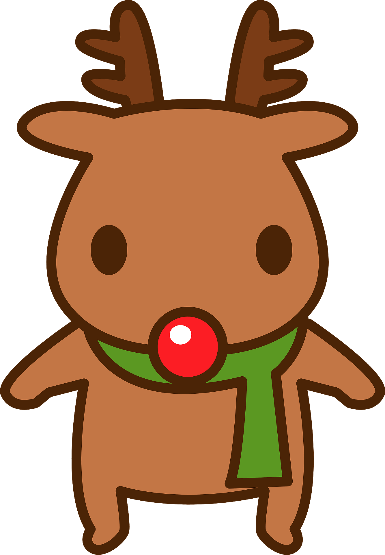 Animal Yule Christmas Holidays Snack PNG