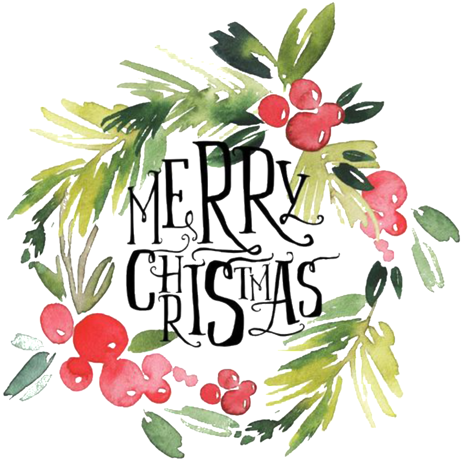 Watercolor Holidays Christmas Noel Natal PNG