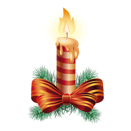 Candle Gold Home Holidays Christmas PNG