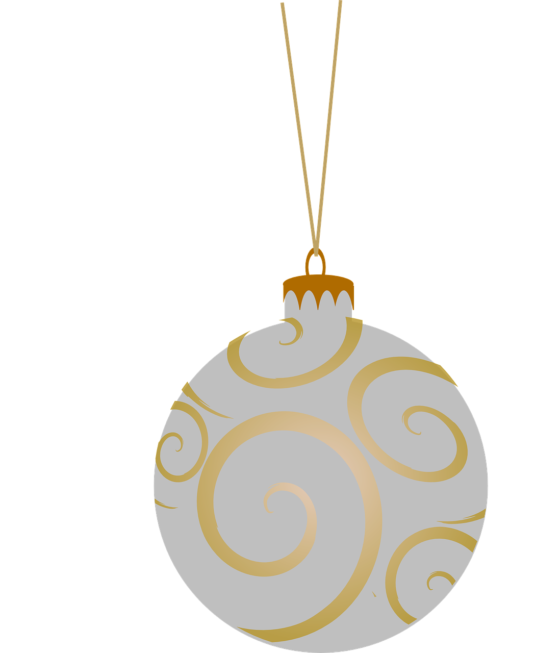 Yuletide Christmas Ornaments Holidays White PNG