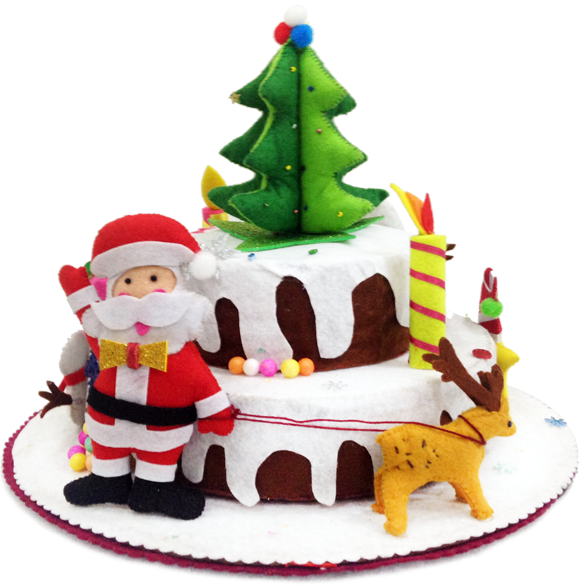 Birthplace Christmas Cake Holidays Yuletide PNG