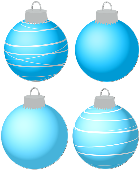 Holidays Blue Bauble Christmas PNG