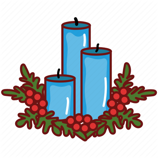 Natal Christmas Candle Season Holidays PNG