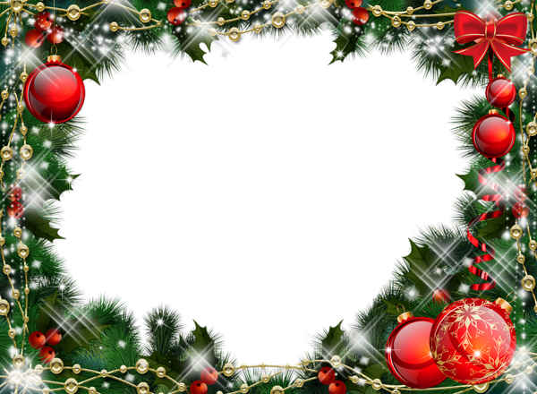 Yule Christmas Curtain Holiday Frame PNG